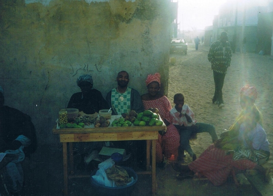 Mango stand in the neighborhood - Dakar, Senegal