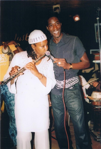 Musicians Nefer-Ra and Senegalese Icon Mame Goor