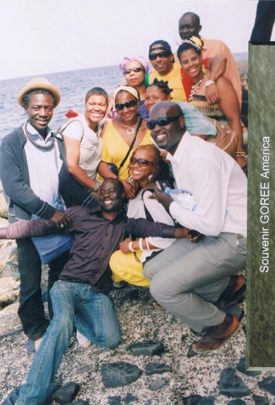 Recording Artist and Actor Ja Rule chillin with The Group at Goree Island (Senegal)